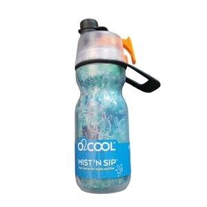 NWT o2cool Mist'n Sip Turtle themed Water Bottle